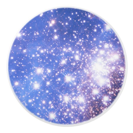 Falln Blue Embrionic Stars Keramische Knop (Voorkant)