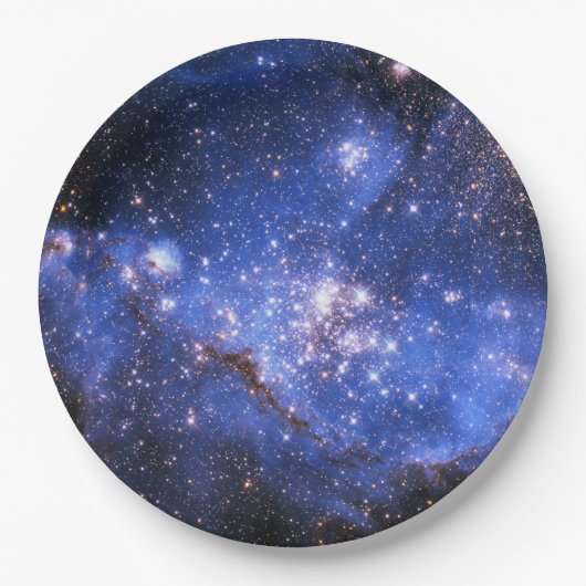 Falln Blue Embrionic Stars Papieren Bordje (Voorkant)