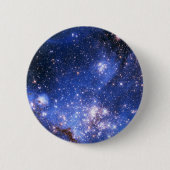 Falln Blue Embrionic Stars Ronde Button 5,7 Cm (Voorkant)