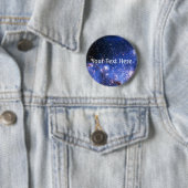 Falln Blue Embrionic Stars Ronde Button 5,7 Cm (In situ)