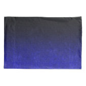 Falln Blue en Black Glitter Gradient Kussensloop (Achterkant)