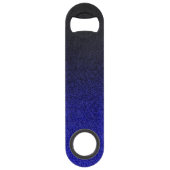 Falln Blue en Black Glitter Gradient Speed Flessenopener (Voorkant)