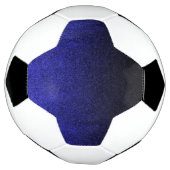 Falln Blue en Black Glitter Gradient Voetbal (Gedraaid)