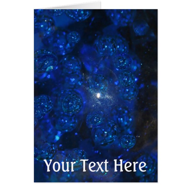 Falln Blue Glass Bubbles (Voorkant)