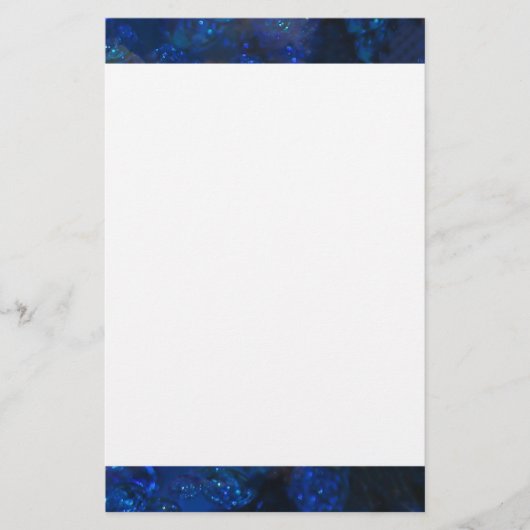 Falln Blue Glass Bubbles Briefpapier (Voorkant)