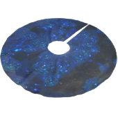 Falln Blue Glass Bubbles Kerstboom Rok (Gekanteld)