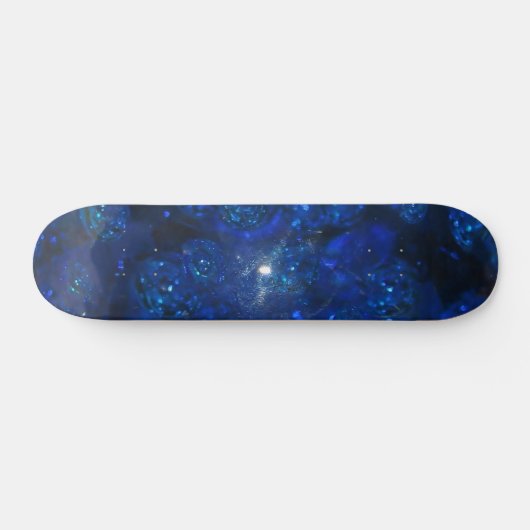 Falln Blue Glass Bubbles Persoonlijk Skateboard (Horizontaal)