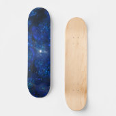 Falln Blue Glass Bubbles Persoonlijk Skateboard (Voorkant)