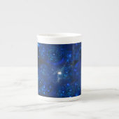 Falln Blue Glass Bubbles Porselein Kop (Voorkant)