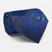 Falln Blue Glass Bubbles Stropdas (Opgerold)
