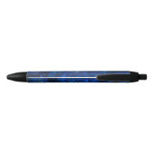 Falln Blue Glass Bubbles Zwarte Inkt Pen (Achterkant)