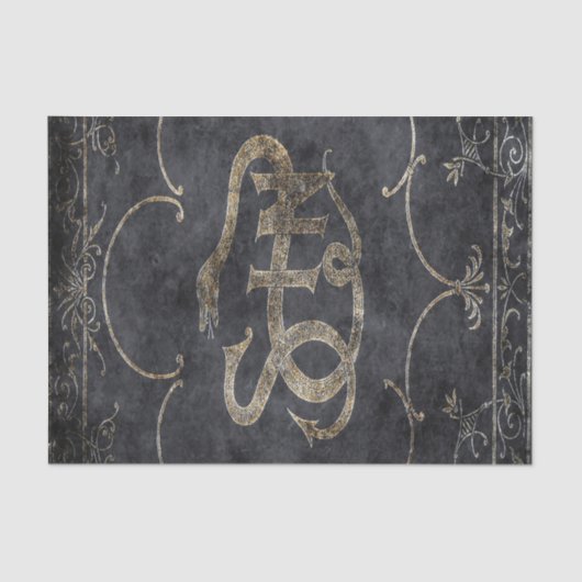 Falln Book of Sin Tissuepapier (Voorkant)