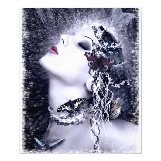 Falln Butterfly Foto Afdruk (Voorkant)