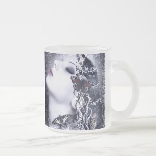 Falln Butterfly Matglas Koffiemok (Rechts)