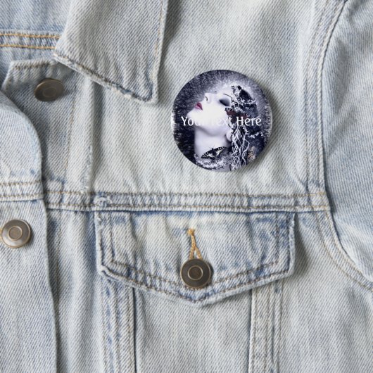 Falln Butterfly Ronde Button 5,7 Cm (In situ)