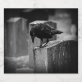 Falln Cemetery Crow Bier Etiket (Enkel label)