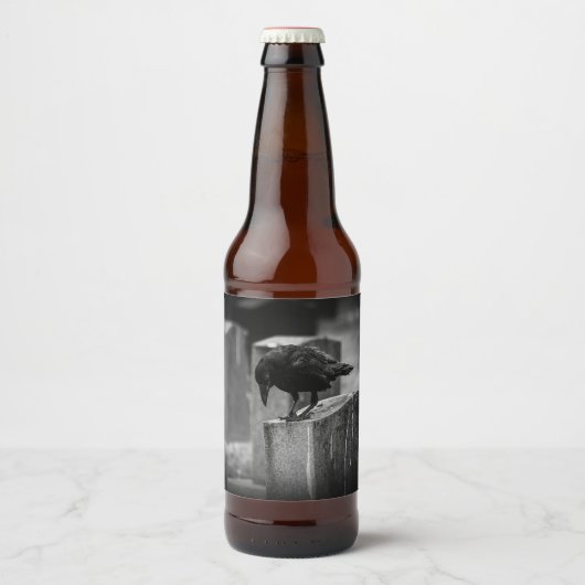 Falln Cemetery Crow Bier Etiket (Voorkant)