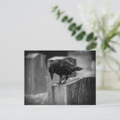 Falln Cemetery Crow Briefkaart (Staand voorkant)