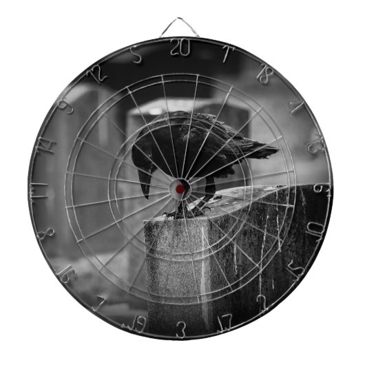 Falln Cemetery Crow Dartbord (Voorkant)