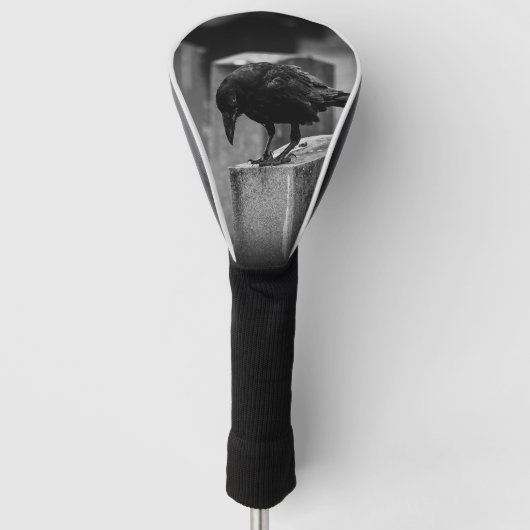 Falln Cemetery Crow Golfheadcover (Voorkant)