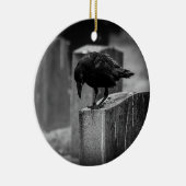 Falln Cemetery Crow Keramisch Ornament (Rechts)