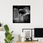 Falln Cemetery Crow Poster (Thuiskantoor)
