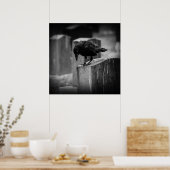 Falln Cemetery Crow Poster (Keuken)
