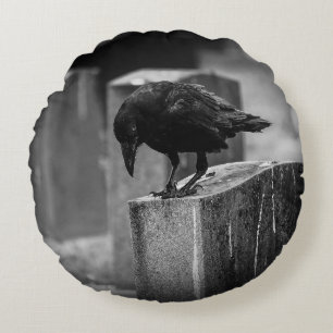 Falln Cemetery Crow Rond Kussen