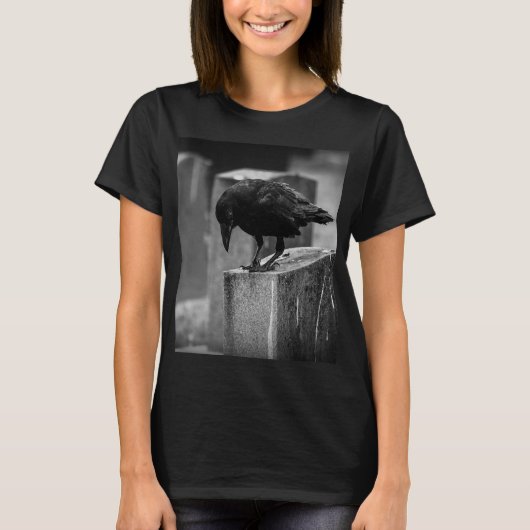 Falln Cemetery Crow T-shirt (Voorkant)