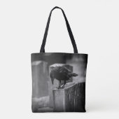 Falln Cemetery Crow Tote Bag (Achterkant)