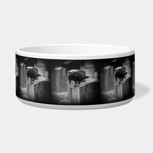 Falln Cemetery Crow Voerbakje (Voorkant)