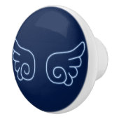 Falln Chibi Angel Wings Keramische Knop (Rechts)