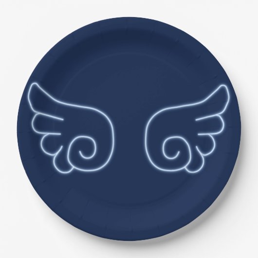 Falln Chibi Angel Wings Papieren Bordje (Voorkant)