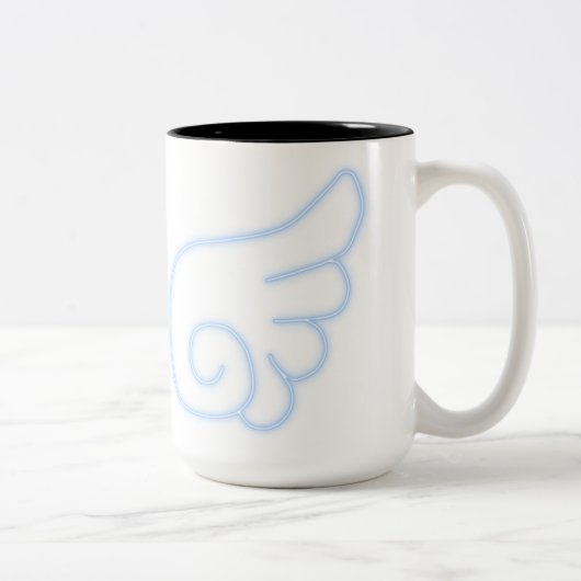 Falln Chibi Angel Wings Tweekleurige Koffiemok (Rechts)