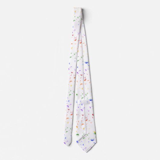 Falln Dandelion Seeds Gay Pride Stropdas (Achterkant)