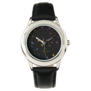 Falln Dandelion Seeds Pansexual Pride Horloge