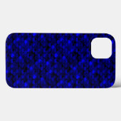Falln Dark Blue Mermaid Scales Case-Mate iPhone Case (Achterkant (horizontaal))