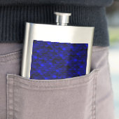 Falln Dark Blue Mermaid Scales Heupfles (Voorbeeld)