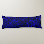 Falln Dark Blue Mermaid Scales Lichaamskussen (Achterkant)