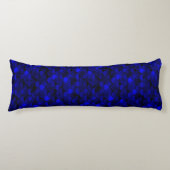 Falln Dark Blue Mermaid Scales Lichaamskussen (Voorkant)
