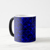 Falln Dark Blue Mermaid Scales Magische Mok (Voorkant links)