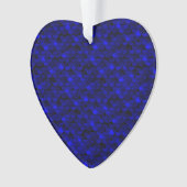 Falln Dark Blue Mermaid Scales Ornament (voorkant)