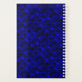 Falln Dark Blue Mermaid Scales Planner (Achterkant)