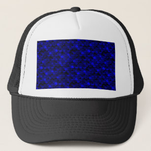 Falln Dark Blue Mermaid Scales Trucker Pet