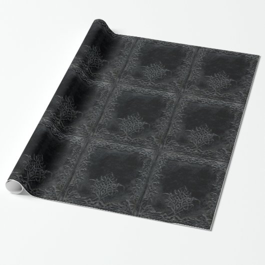Falln Dark Tribal Cadeaupapier (Uitgerold)
