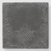 Falln Dark Tribal Stenen Onderzetter (Voorkant)