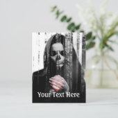 Falln Death Waits Briefkaart (Staand voorkant)
