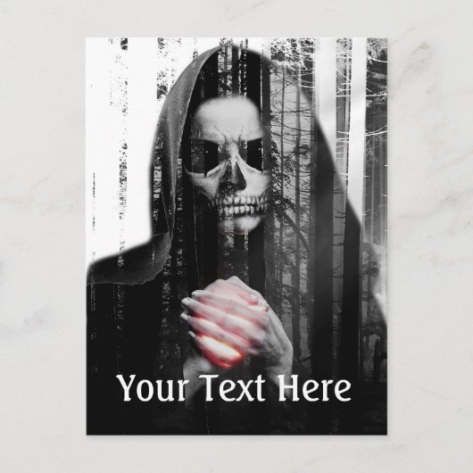 Falln Death Waits Briefkaart (Voorkant)