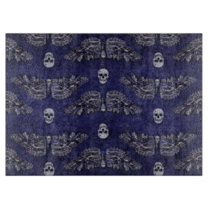 Falln Deathshead Moth and Skulls Snijplank