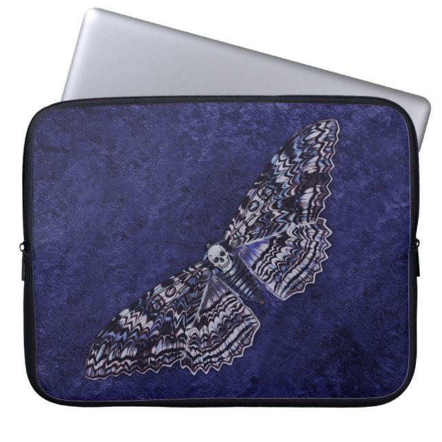 Falln Deathshead Moth Laptop Sleeve (Voorkant)